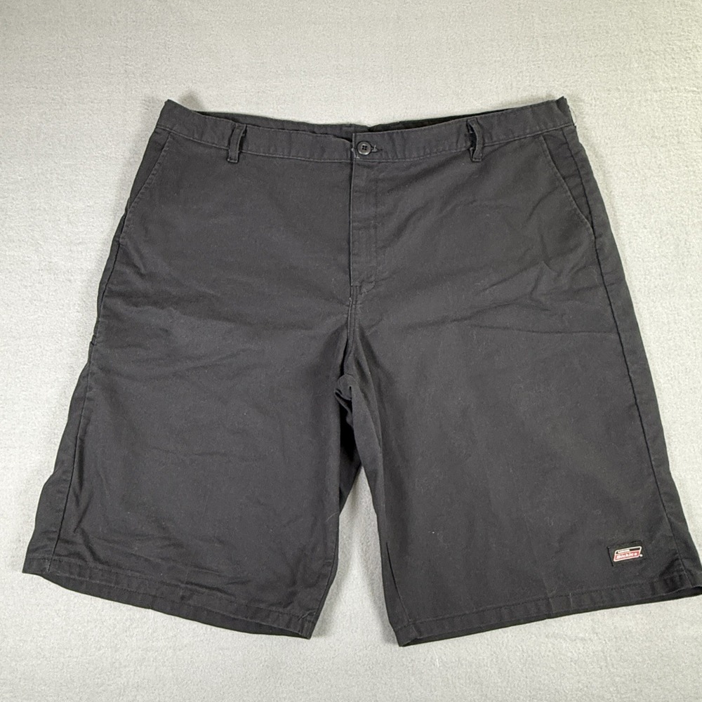 Vintage Dickies Baggy Chino Shorts Jorts Cargo Mens 44 Black Regular Fit